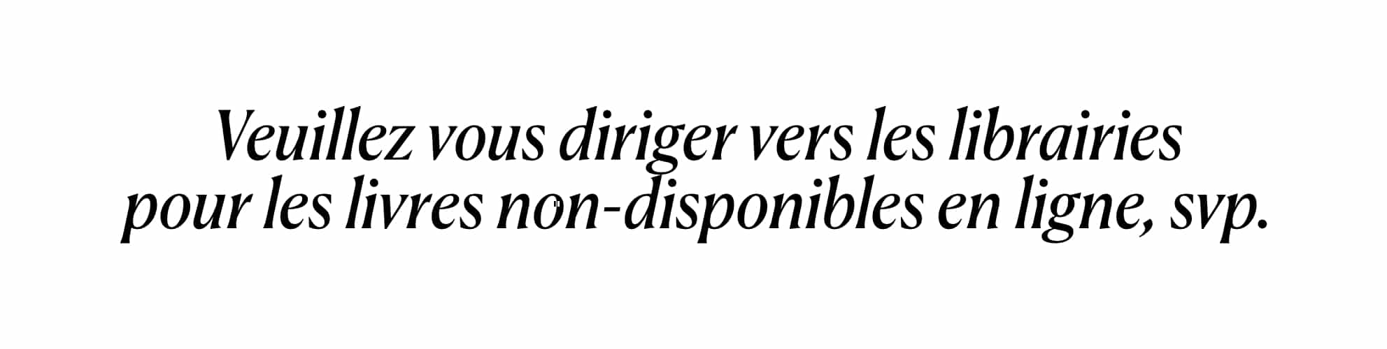 Vers les librairies